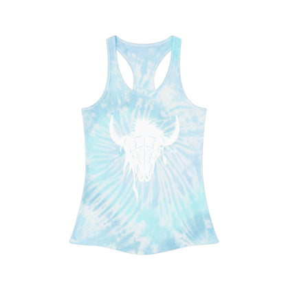 BuckShot Buffalo Tie Dye Racerback Tank Top