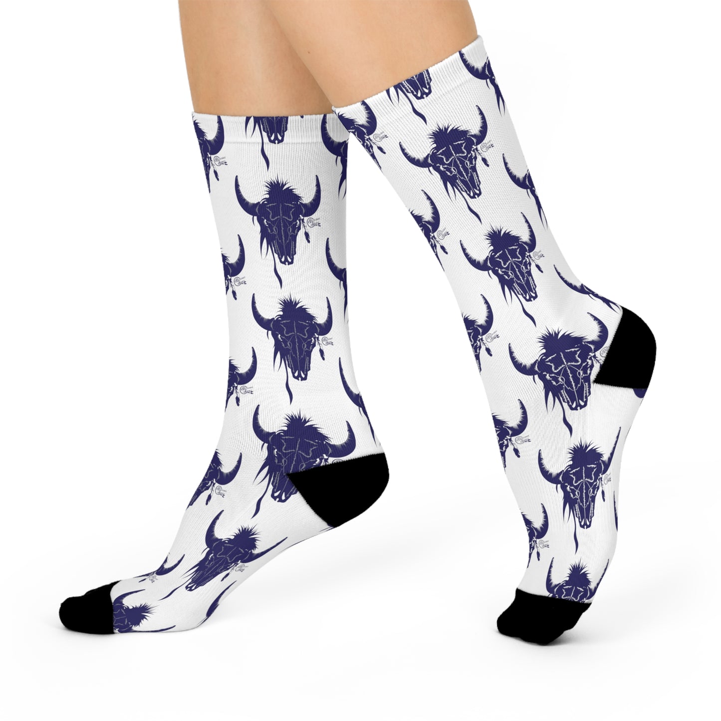 BuckShot Buffalo Cushioned Crew Socks